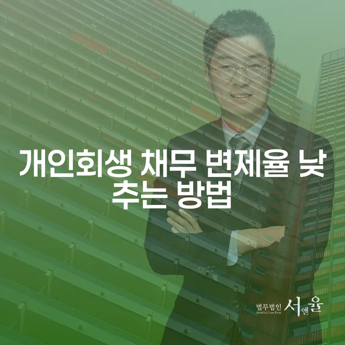 개인회생 채무 변제율 낮추는 방법, 어떻게 해야 할까요?